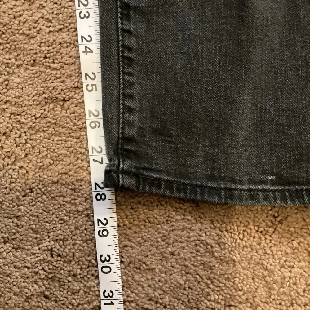 Abercrombie & Fitch Jeans Men 32x30 Black Distressed Stretch Cotton Casual Comfy